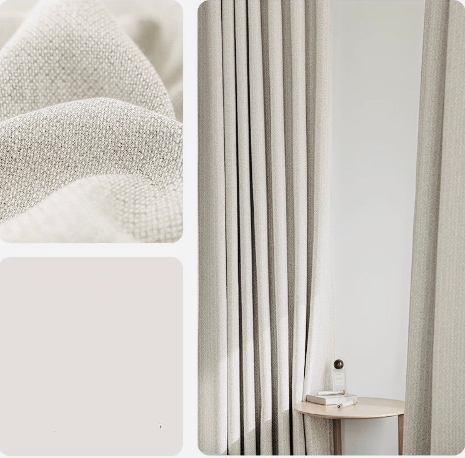 Furina1888 Cotton cutains for Living Room Modern Cotton .Curtain Panels for Bedroom Nursery Kids