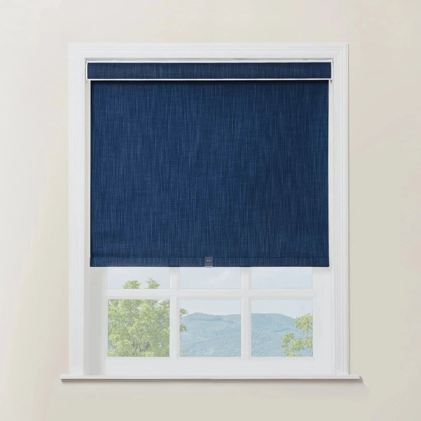 Furina Cordless Blackout Roller Shades for Windows Room Darkening Rolled Up Shades with Spring System, UV Protection Window Shades Door Blinds for Home and Office
