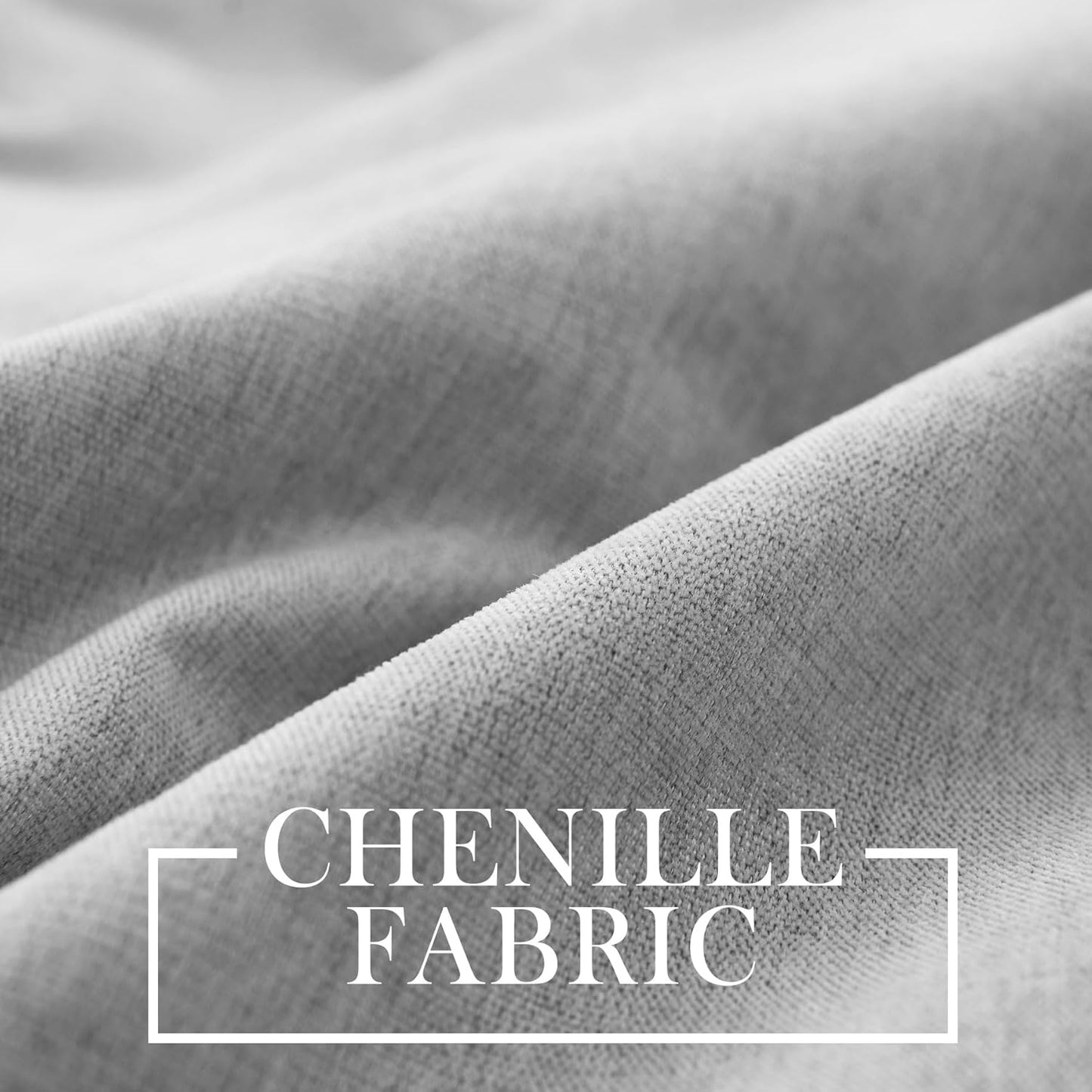 Furina 5858 100% blackout chenille curtains, suitable for sliding door living room bedroom, luxury hotel home theater curtains