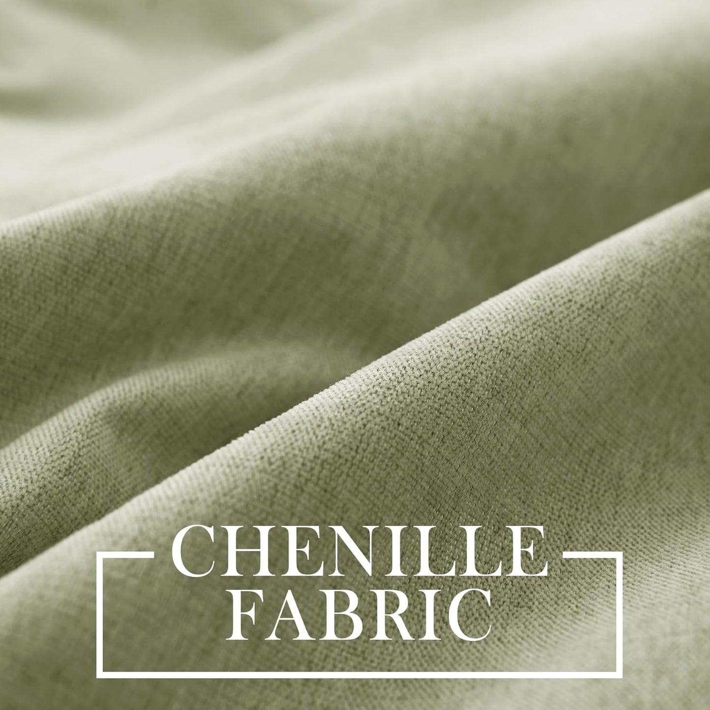 Furina 5858 100% blackout chenille curtains, suitable for sliding door living room bedroom, luxury hotel home theater curtains