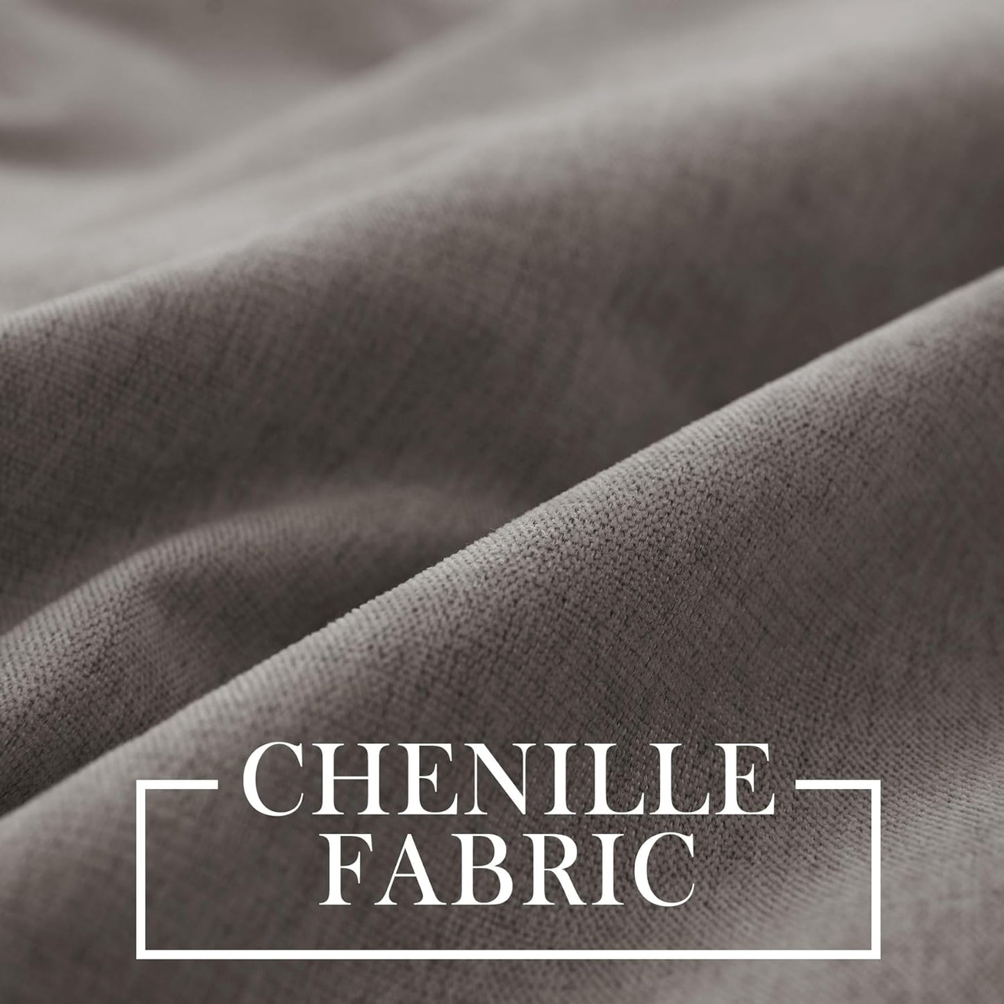 Furina 5858 100% blackout chenille curtains, suitable for sliding door living room bedroom, luxury hotel home theater curtains