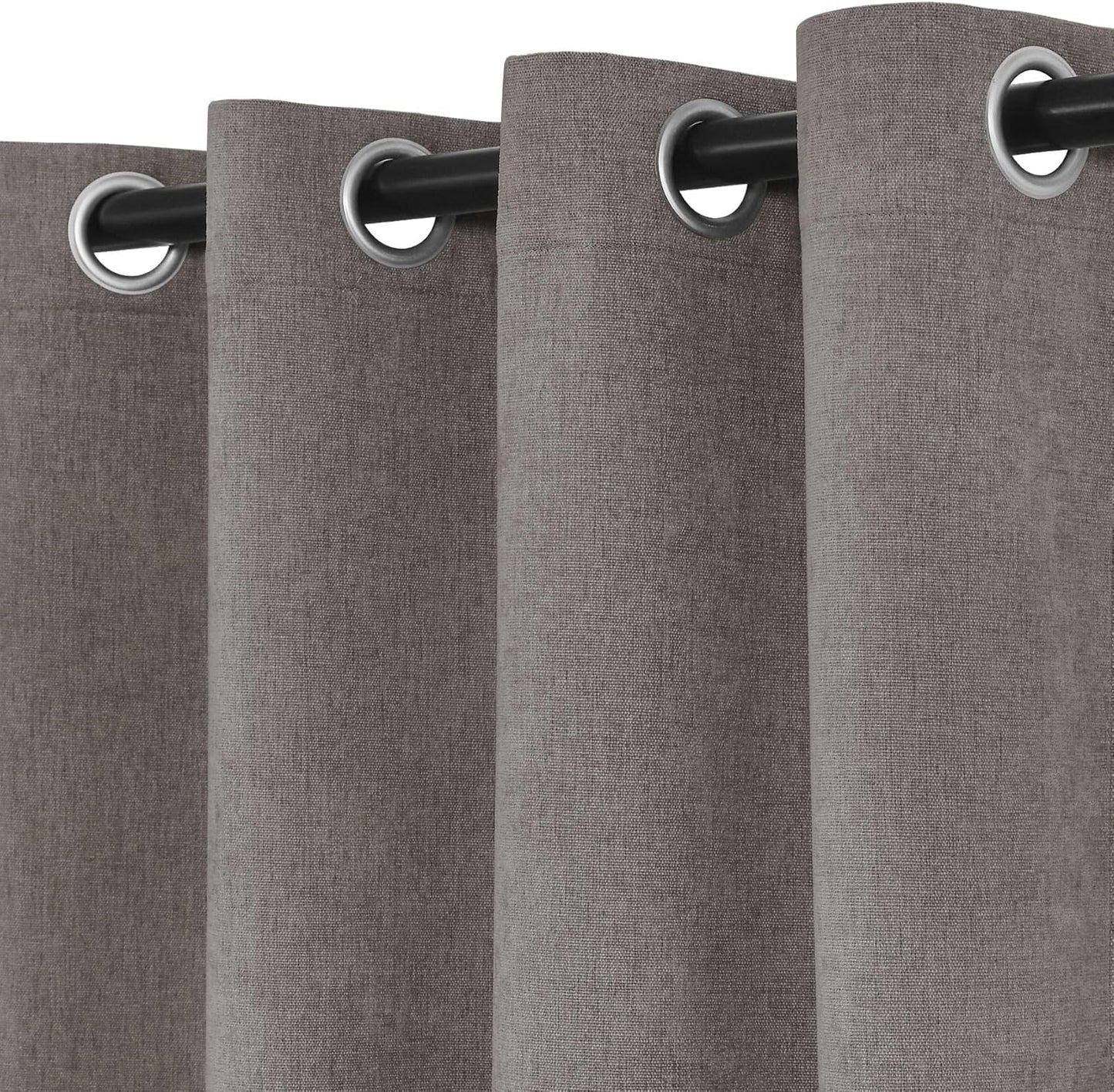 Furina 5858 100% blackout chenille curtains, suitable for sliding door living room bedroom, luxury hotel home theater curtains
