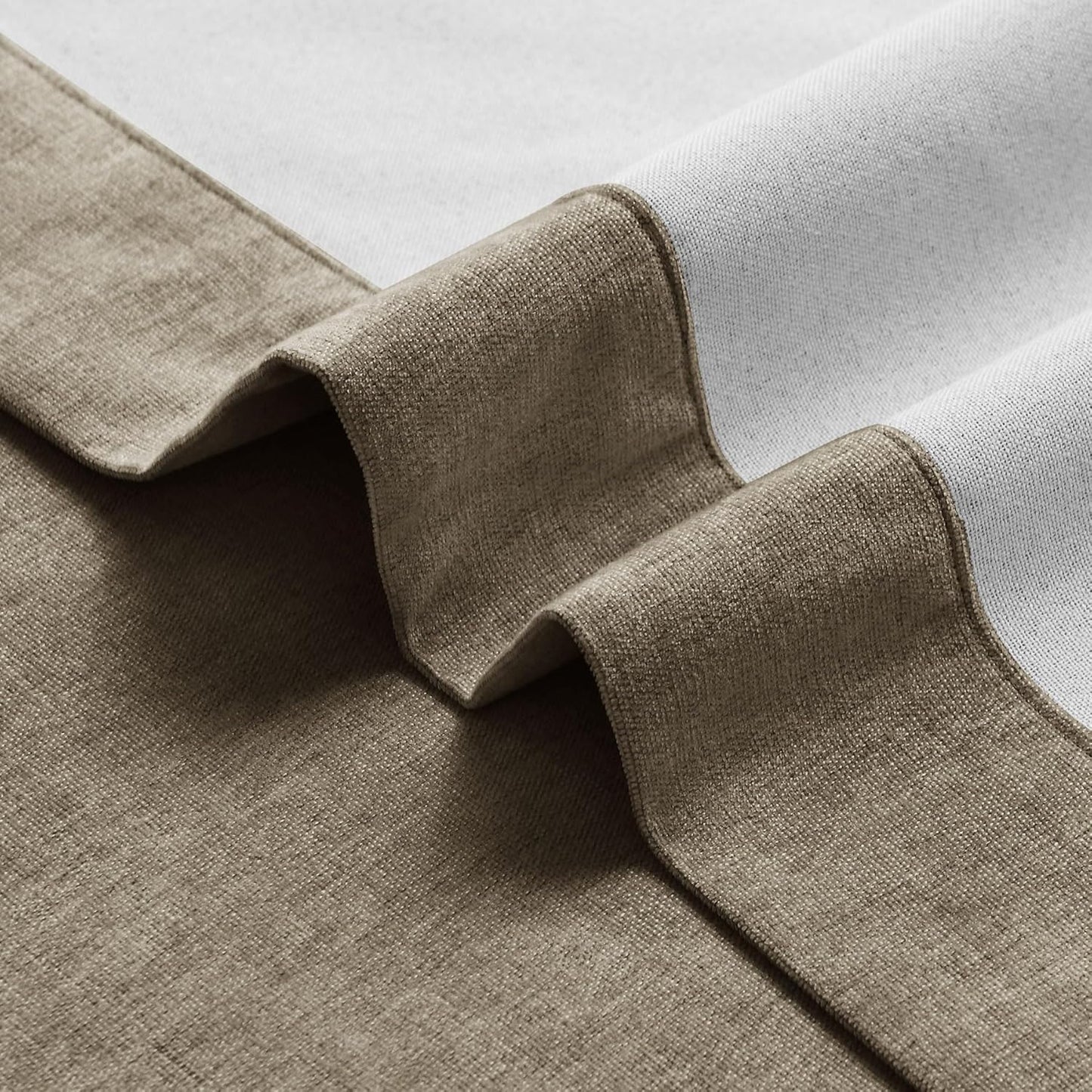 Furina 5858 100% blackout chenille curtains, suitable for sliding door living room bedroom, luxury hotel home theater curtains