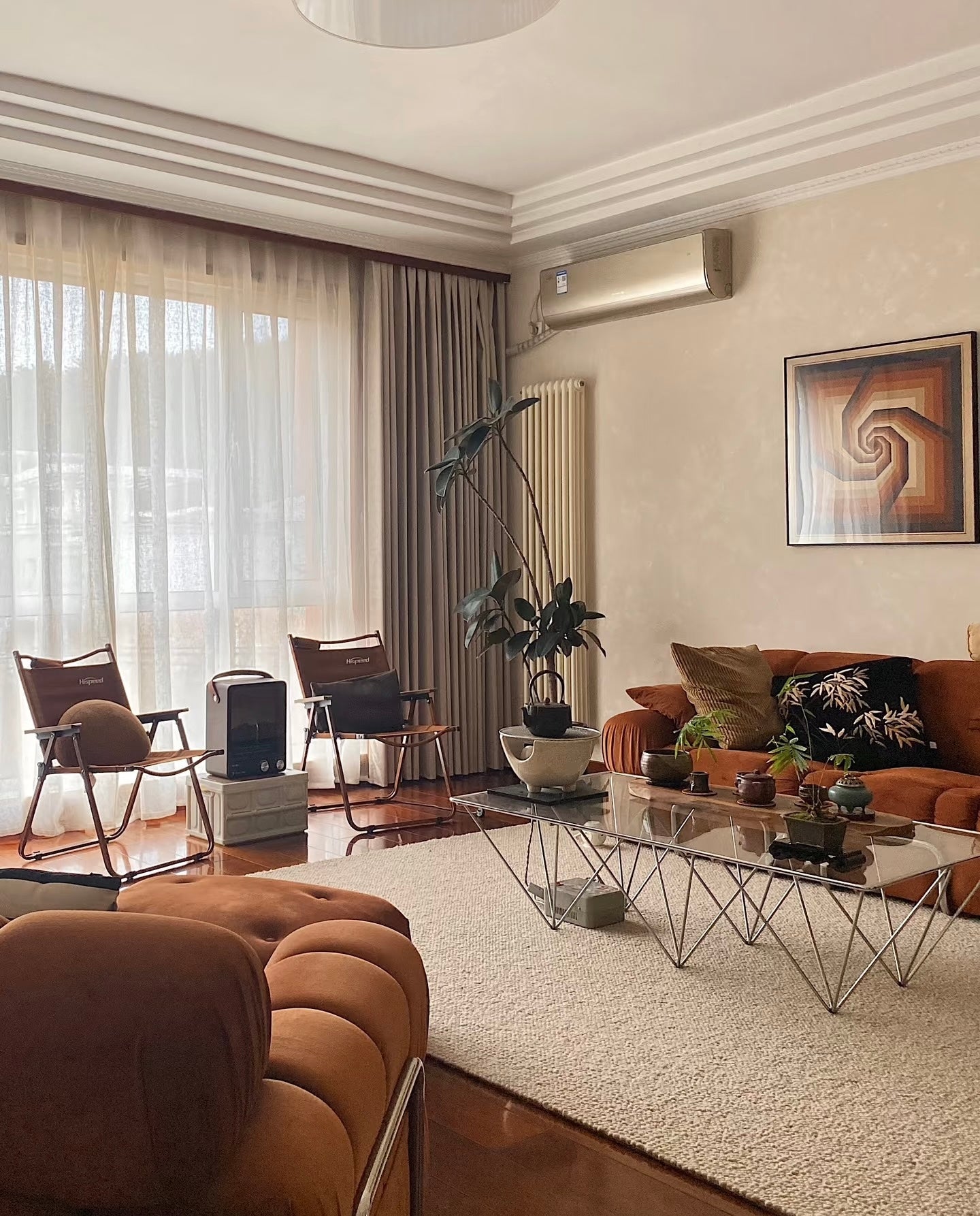 Furina 5858 100% blackout chenille curtains, suitable for sliding door living room bedroom, luxury hotel home theater curtains